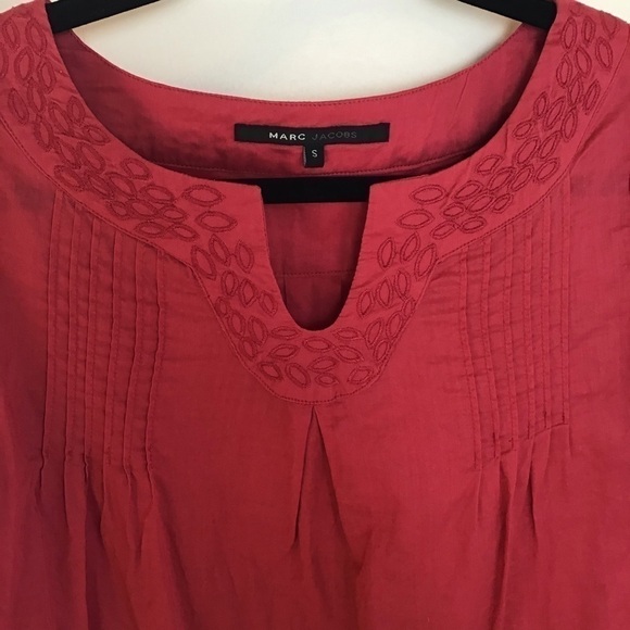 Marc Jacobs Embroidered Pull On Cotton Top - Picture 3 of 8